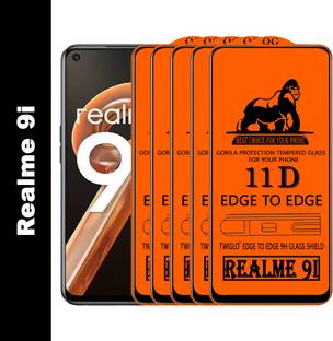 TWIGLO Edge To Edge Tempered Glass for REALME 9I