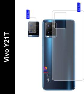 DESIBUZZ Back Screen Guard for Vivo Y21, Vivo Y21T, Vivo Y21G, Vivo Y21/Y21T/Y21G Camera Lens Protector