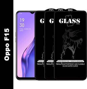 TWIGLO Edge To Edge Tempered Glass for OPPO F15
