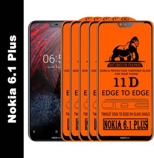 TWIGLO Edge To Edge Tempered Glass for Nokia 6.1 Plus