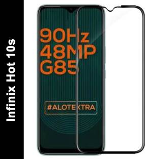 Trendzcase Edge To Edge Tempered Glass for Infinix Hot 10s