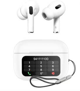 Earbuds VD Nano Glass for Smart Buds Touch Screen Display TWS ANC + ENC In Earbuds AI Quad Mics Headset Bluetooth - Copy (6)