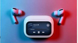 Earbuds Nano Glass for Apple Airpods Leaks - AirPods Case with Touch Display - Copy (8)