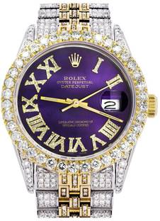 Varsha Nano Glass for Fullset Analog White Dia zl Men's Watch- Stainless Steel, Silver Strap - Copy