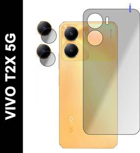 PONDRIK Back Tempered Glass for VIVO T2X 5G, VIVO T2X