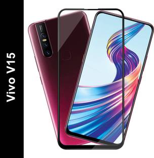 HUPSHY Edge To Edge Tempered Glass for Vivo V15