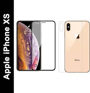 Casesily Front and Back Tempered Glass for Apple iPhone XS