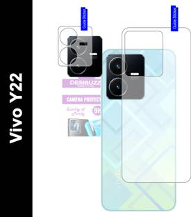 DESIBUZZ Back Screen Guard for Vivo Y22, Vivo Y22 Camera lens