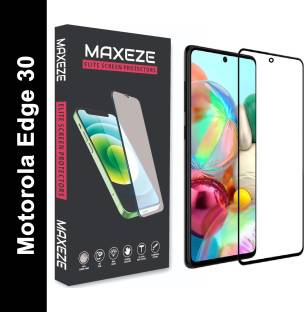 MAXEZE Edge To Edge Tempered Glass for Motorola Edge 30