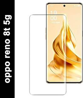 BRENZZ Tempered Glass Guard for OPPO Reno8T 5G, oppo reno 8t 5g