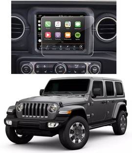 Wishguard Screen Guard for Infotainment System of Jeep Wrangler Rubicon (8.4 inch) (2021-22) Perfectly Cut, Car Display protector with 9H Hardness [Not Tempered Glass]