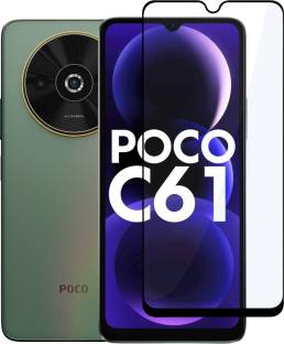 iZAP Tempered Glass Guard for Poco C61 4G, Redmi A3 4G, Redmi A3X 4G