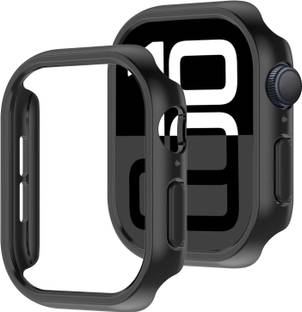 LNKART Screen Guard for 2 Pack Hard PC Bumper Case for iWatch Series 10 46mm, Ultra-Thin Protective Cover Frame [NO Screen Protector] for iWatch Accessories 46mm