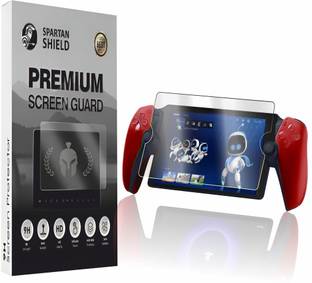 spartan shield Screen Guard for SONY PLAYSTATION PORTAL Remote Player 8 inch || Anti Scratch & Fingerprint Resistant | HD Clear Flexible Protective Film For PS5 [Not Tempered Glass]