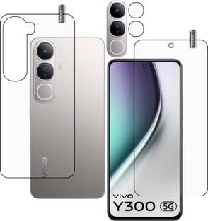 BOMGUARD Front and Back Screen Guard for VIVO Y300 5G With Camera Lens Protector