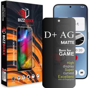 BizzBoxx Screen Guard for Nothing Phone 2a 5G, Phone 2A, phone 2 a, Nothing 2A D+ AG Matte, 2 A temper glass, Phone 2A Matte temper glass, screen guard, temper glass, D+ AG Matte, With Camera Cut