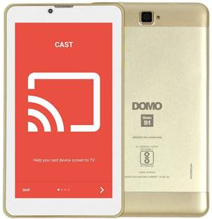 somupr Screen Guard for DOMO Slate S1 3G Tablet PC with 512 RAM + 4GB Storage, Calling, WiFi, GPS, Bluetooth, QuadCore CPU, Dual SIM, Wireless Display Screen for MiraCast (Gold)