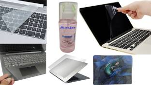 ANJO Screen Guard for 15.6 inch Laptop With Keyguard-Lamination-Mouse pad-Cleaning Gel 6 in 1 Combo (Matte, Transparent)