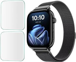 CUBES Screen Guard for Noise ColorFit Pulse 4 Max 1.96" AMOLED Display Smartwatch, Crack Proof | Touch Sensitive | Unbreakable | High Grade Ultra Thin TPU Film [ NOT A TEMPERED GLASS ]