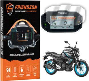 FriendZon Digital Meter Screen Guard for YAMAHA FZ-S Fi HYBRID 2025 [Not Tempered Glass] Bike Crash Guard