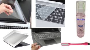 ANJO Screen Guard for 14 inch Laptop with Back Side & Touchpad Lamination, Keyguard, Gadgets Cleaner &...