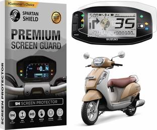 spartan shield Screen Guard for SUZUKI ACCESS 125 (Bluetooth Model) || Anti Scratch || Water Resistant || Access125 Scooter Instrument Cluster Protector [Not Tempered Glass]
