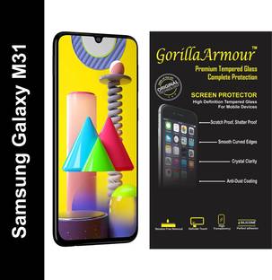 Gorilla Armour Tempered Glass Guard for Samsung Galaxy F41, Samsung Galaxy M31, Samsung Galaxy M30S, Samsung Galaxy M21, Samsung Galaxy A20, Samsung Galaxy A30, Samsung Galaxy M30, Samsung Galaxy A30s, Samsung Galaxy A50, Samsung Galaxy A50s, Samsung Galaxy A31