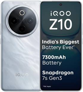 IQOO Z10 5G (Glacier Silver / Silver, 256 GB)