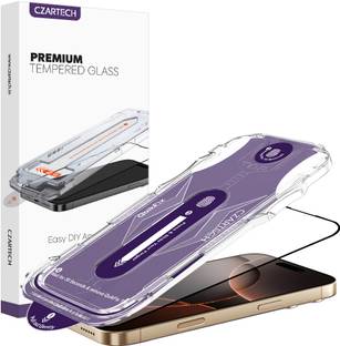 CZARTECH Tempered Glass Guard for Apple IPhone 16 Pro Matte Glass