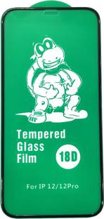 Scutto Tempered Glass Guard for iPhone 12 iPhone 12 Pro | 18D Screen Prtector | Full Display Coverage Glass