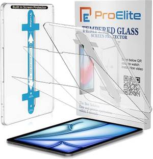 Proelite Tempered Glass Guard for Apple iPad Air 11 inch 2024 M2 with Auto Alignment Kit