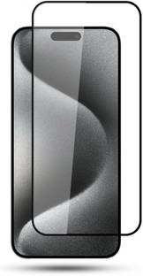SMART TELECOM Edge To Edge Tempered Glass for Apple iPhone 15 pro max