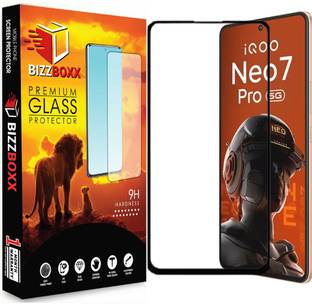 BizzBoxx Tempered Glass Guard for iQOO Neo 7 Pro 5G, iQOO Neo 7 5G, iQOO 10 5G, iQOO 11 5G, iQOO 9T 5G, Ultra Clear finish
