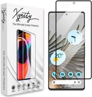 XYNITY Tempered Glass Guard for Google Pixel 7A, Edge to Edge Full Screen Coverage with Easy Installation Kit