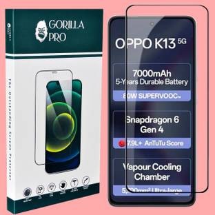 GORILLA PRO Tempered Glass Guard for OPPO K13 5G, realme P3 5G, Realme 14T 5G, OPPO RENO 13F 4G / 5G, OPPO K12S 5G