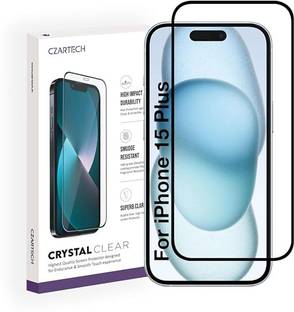 CZARTECH Tempered Glass Guard for APPLE Iphone 15 Plus