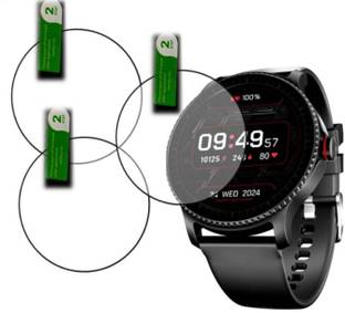 DB Tempered Glass Guard for BOAT LUNAR DISCOVERY 3.5 SMART WATCH TEMPERED GLASS (PACK OF 3)