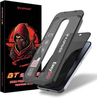 Kapaver Tempered Glass Guard for Apple iPhone 15 Pro