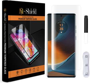 MS-Shield Tempered Glass Guard for MOTOROLA Edge 50 Fusion, Borderless UV Glass Protection