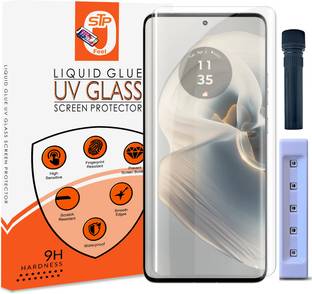 Maxboost Tempered Glass Guard for Motorola Edge 50 fusion, Moto Edge 50 fusion, Motorola G85 5G Advanced UV Screen Protector Guard with Installation Kit