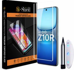 MS-Shield Tempered Glass Guard for iQOO Z10R 5G, Advanced HD+ Curved UV Gorilla Glass Protection