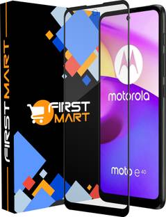 FIRST MART Tempered Glass Guard for MOTOROLA e40