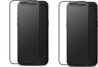 VOSKI Tempered Glass Guard for iPhone 15 Pro Max D Plus Matte Finish Anti Scratch Tempered Glass (Pack of 2)