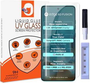 STP FEEL Tempered Glass Guard for Motorola Edge 60 Fusion 5G, Moto Edge 60 Pro, Moto Edge 60 5G Premium Technology UV Glass with Installation Kit
