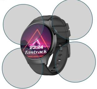 DB Tempered Glass Guard for FASTRACK OPTIMUS PRO 1.43 SMART WATCH TEMPERED GLASS (PACK OF 4)