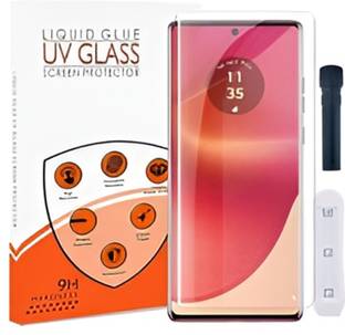 Monogamy Edge To Edge Tempered Glass for Motorola Edge 50 Fusion, Moto Edge 50 Fusion 5G, UV Matte Screen Protector, UV Tempered Glass Screen Protector - Advanced Borderless Design