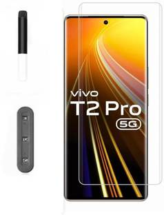 GORILLA FIVE FLEXII Tempered Glass Guard for Premium Vivo T2 Pro UV Tempered Glass Bubble-Free Installation Kit