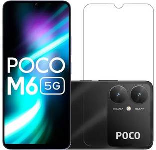 ECMERED Tempered Glass Guard for POCO M6 5G, POCO M6, Poco M6, Poco M6 5G