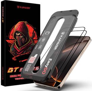 Kapaver Tempered Glass Guard for Apple iPhone 16 Pro Max