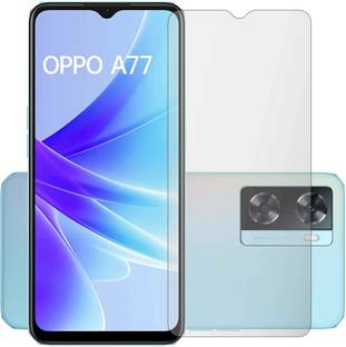 AGRSHI Tempered Glass Guard for Oppo A77, Oppo K10 5G, Oppo A77s, Oppo A57, Oppo A17